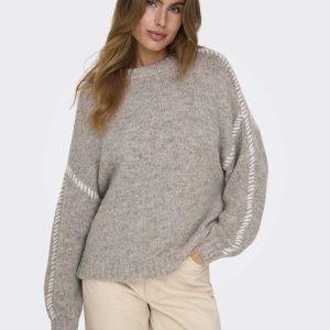 PULLOVER ZOEY JACQUELINE DE YOUNG DA RAGAZZA BEIGE