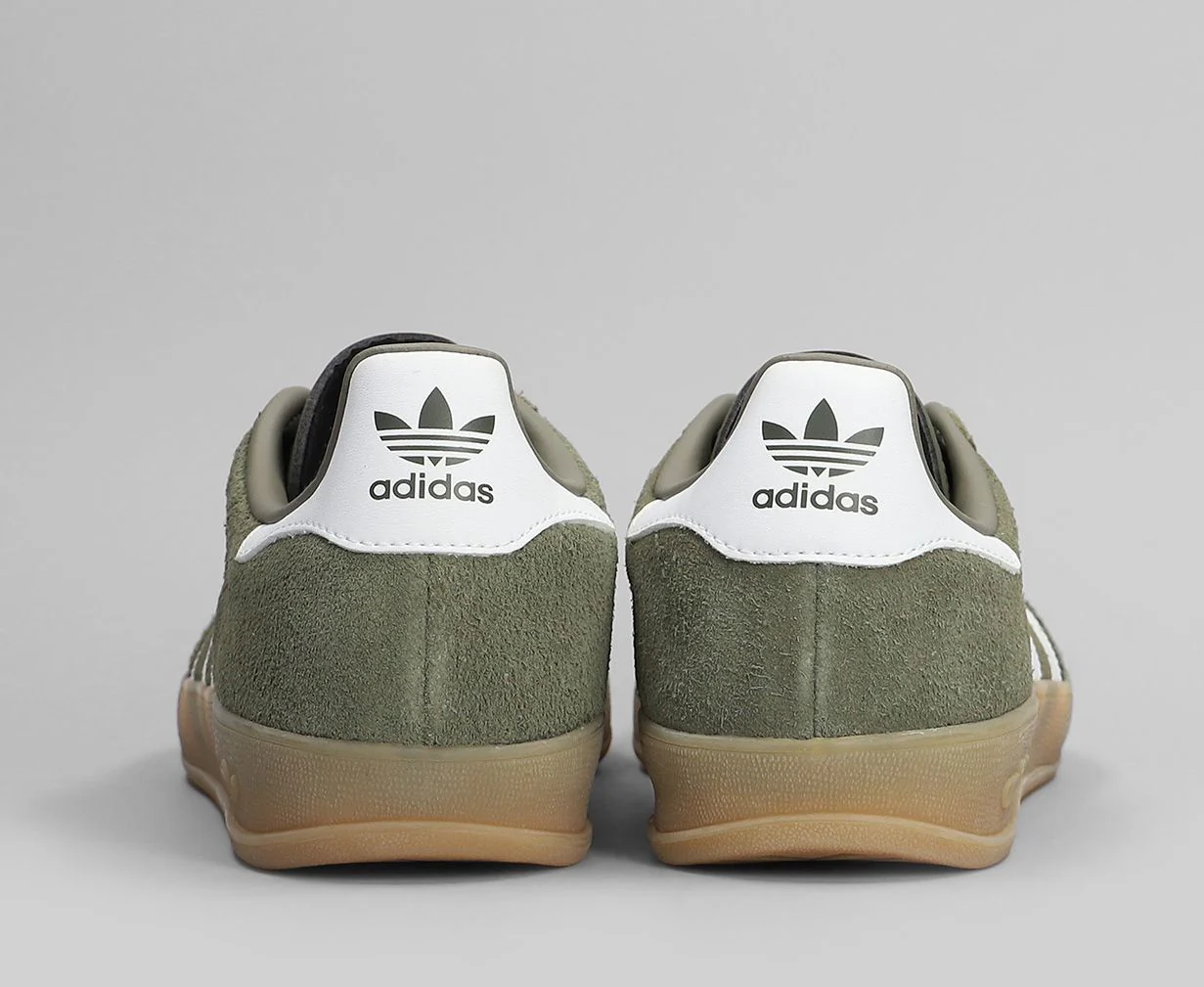 Scarpe Gazelle Indoor Olive/Footwear White/Goold Meet - immagine 3