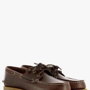 Boat shoe burgundy full grain